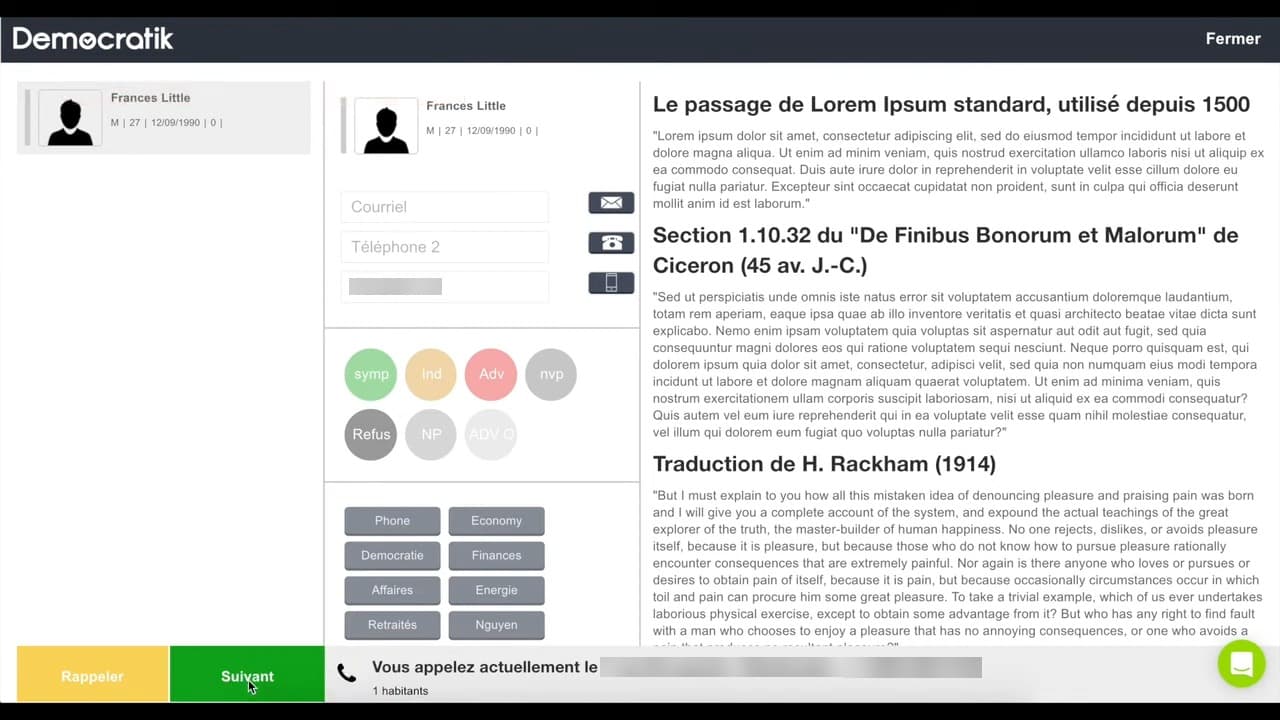 V2 supporter profile in a full-page layout